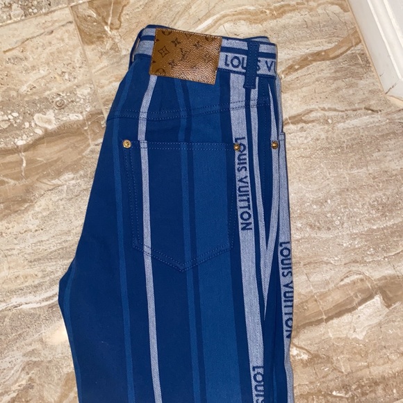 NEW ! Louis Vuitton stripped logo jeans💕 - Picture 5 of 13